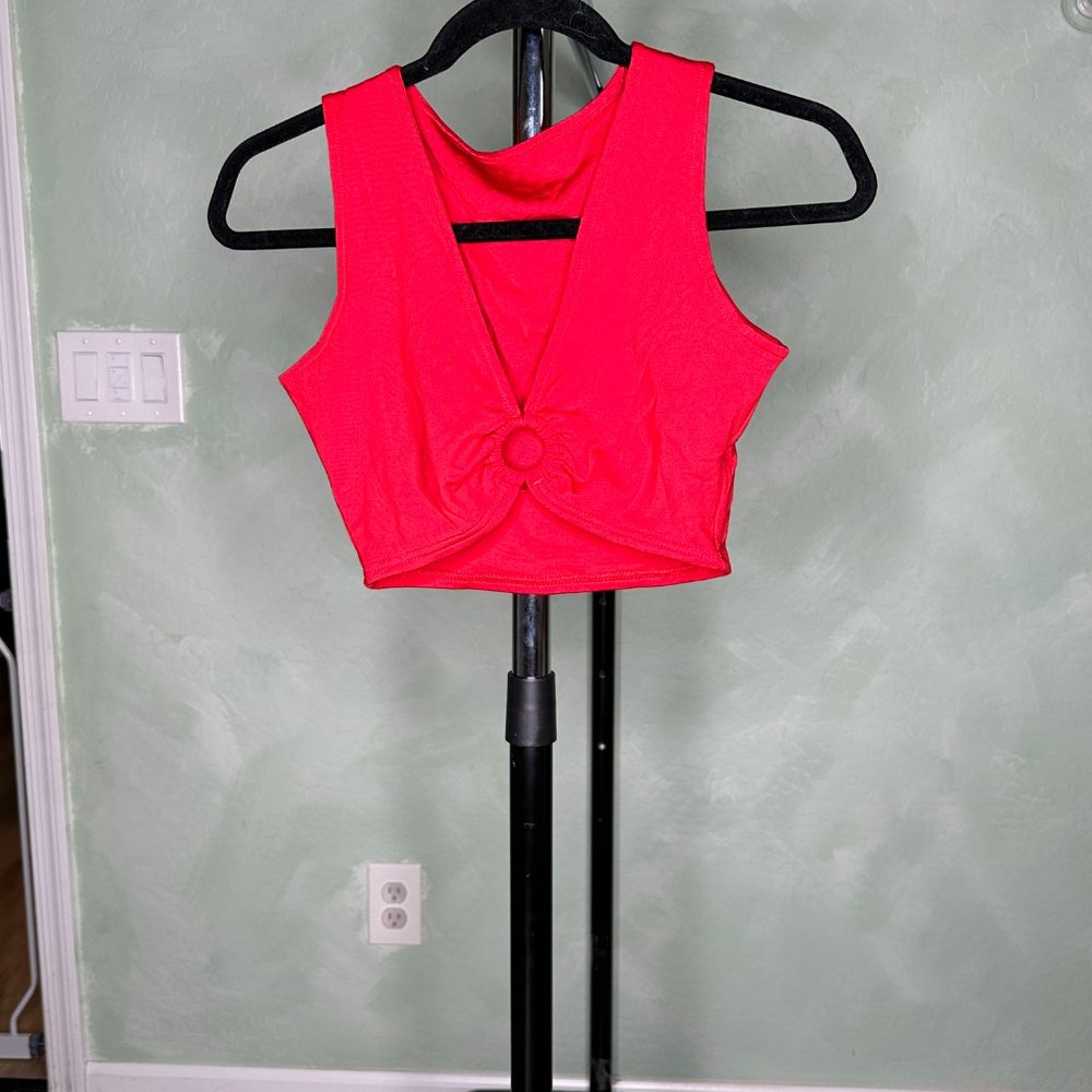 Red Crop Top